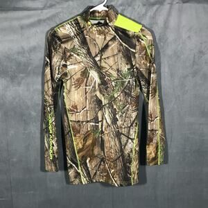 Men’s Under Armour Coldgear Compression Realtree Camo Mock Neck & Leggings Small